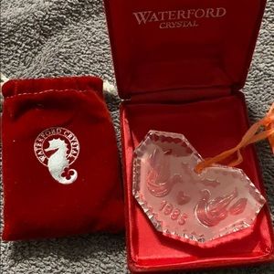 1985 waterford crystal ornament